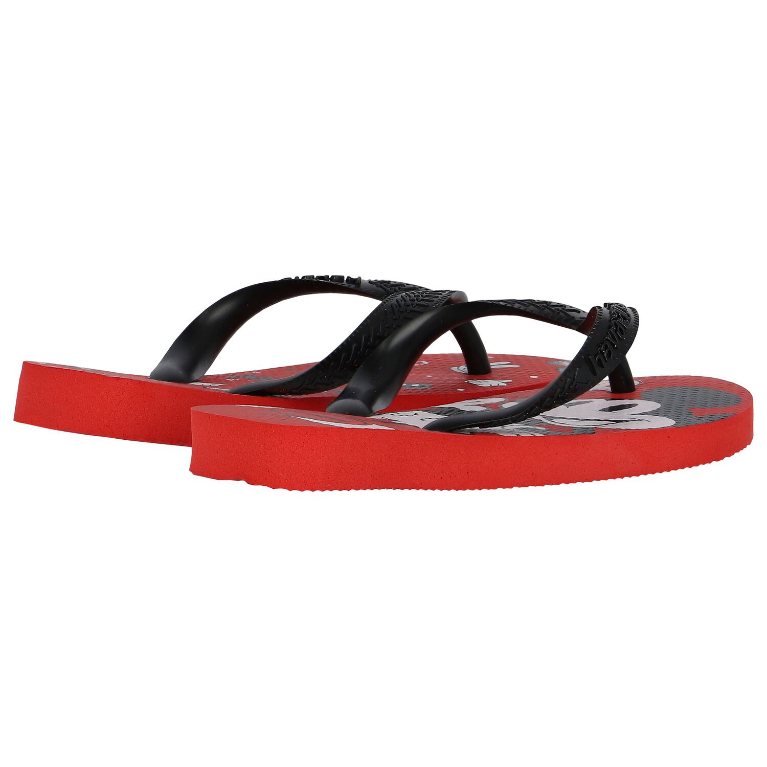 Red Disney Logo Flip Flops, 1, hi-res image number null