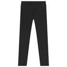 Girls Black Logo Leggings Set, 1, hi-res