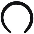 عصابة رأس مبطنة باللون الأسود للبنات, 1, hi-res