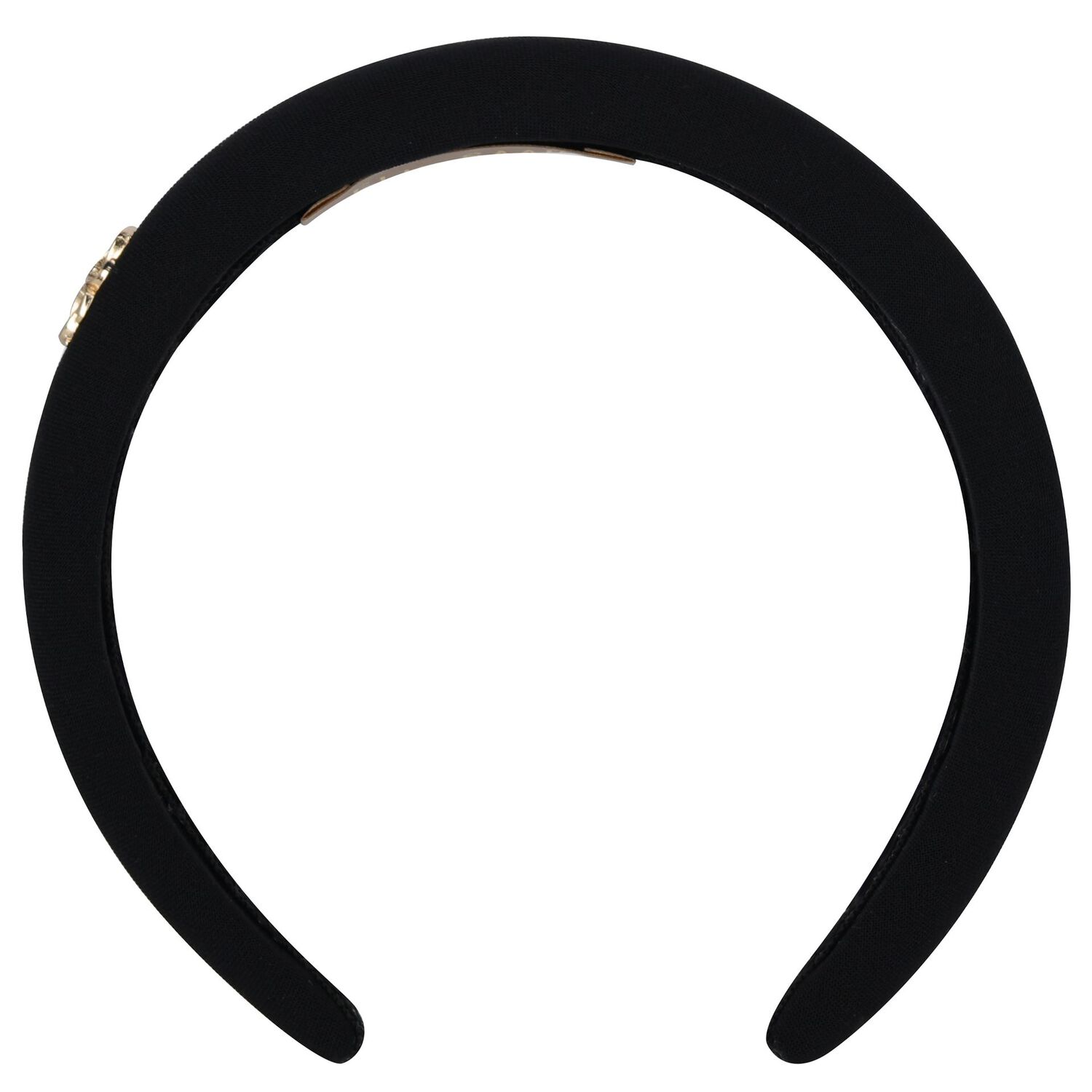 عصابة رأس مبطنة باللون الأسود للبنات, 1, hi-res