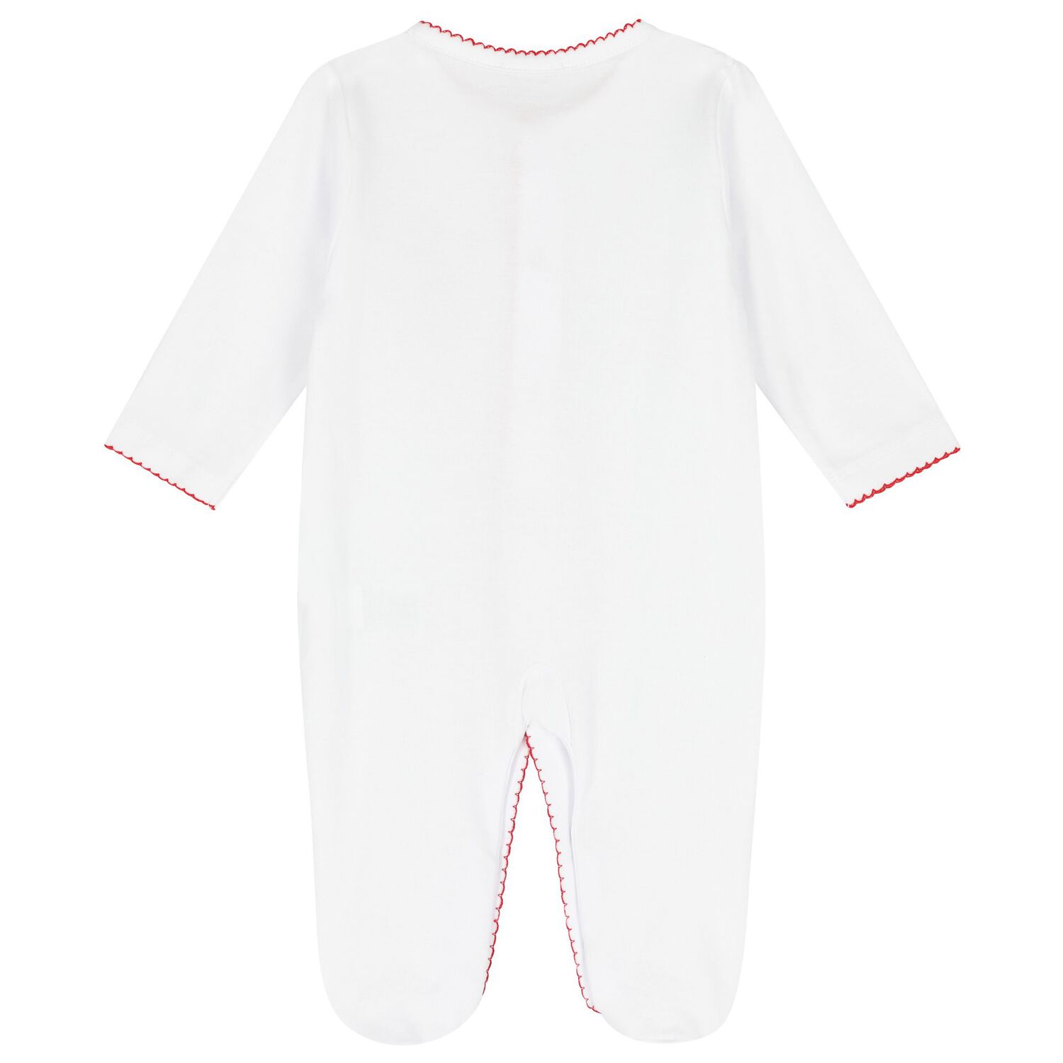 White Christmas Babygrow, 1, hi-res