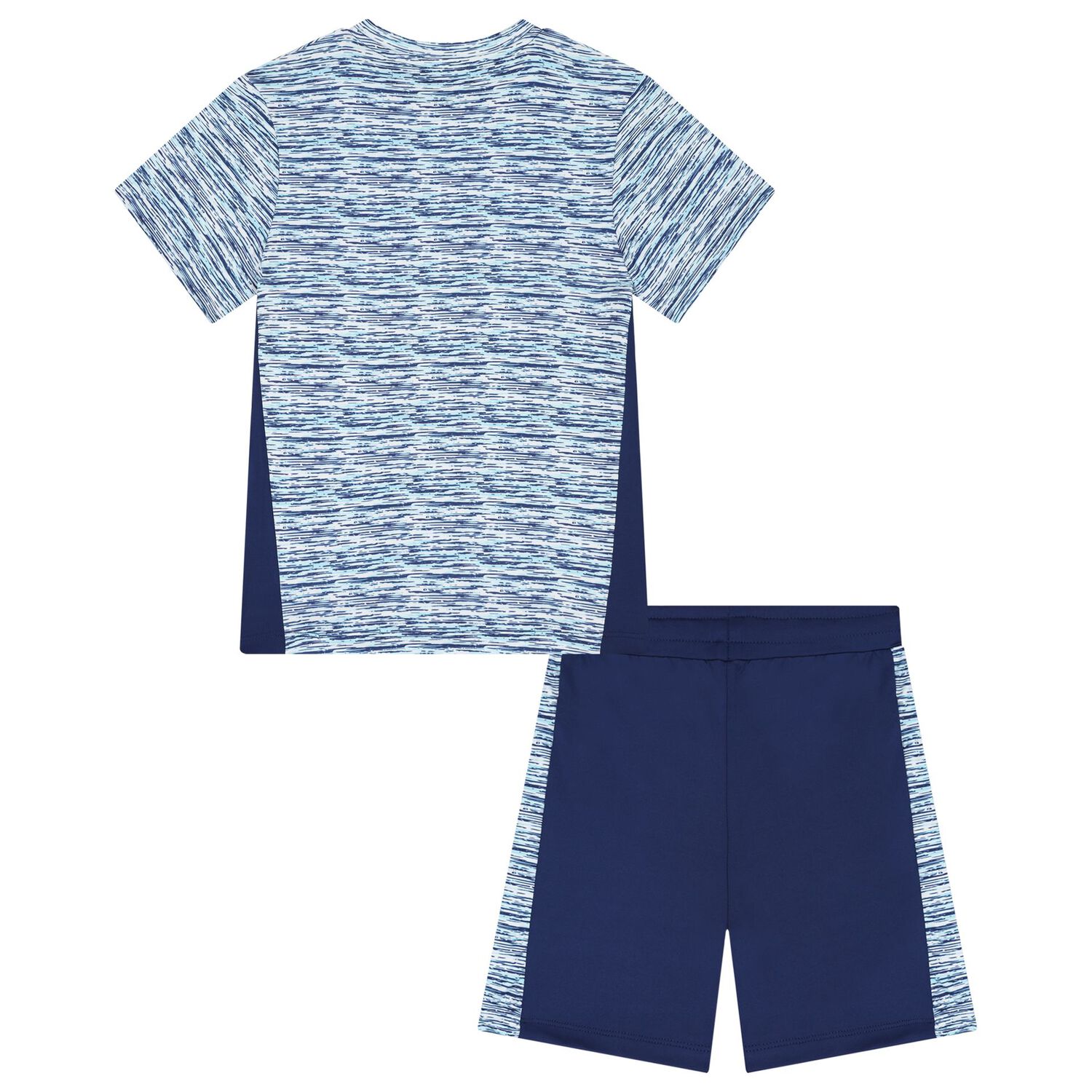 طقم شورت للأولاد باللونين الأزرق والأبيض, 1, hi-res image number null