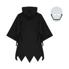 Boys Black Neon Halloween Reaper Costume, 1, hi-res