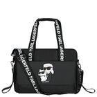 Black Logo Baby Changing Bag, 1, hi-res