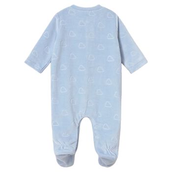 Baby Boys Blue Clouds Babygrow