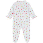 Baby Girls White Tropical Dreams Babygrow, 1, hi-res