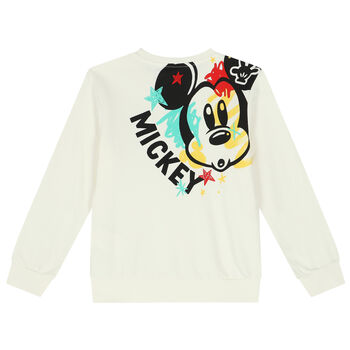 Ivory Mickey Mouse Sweatshirt