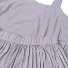 طقم بنطلون بليسيه فضي للبنات, 1, hi-res