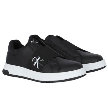 Black Logo Trainers