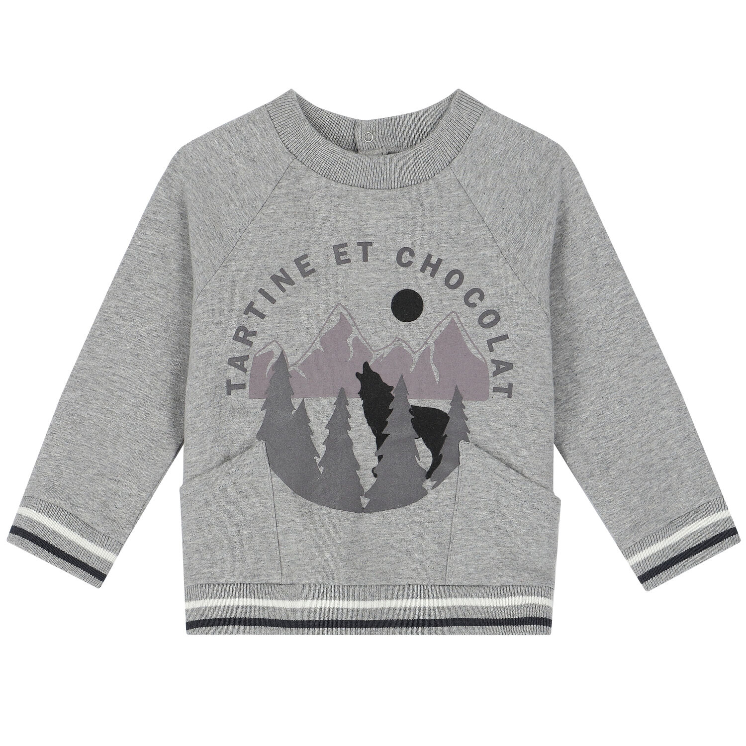 Baby Boys Grey Logo Tracksuit, 1, hi-res image number null
