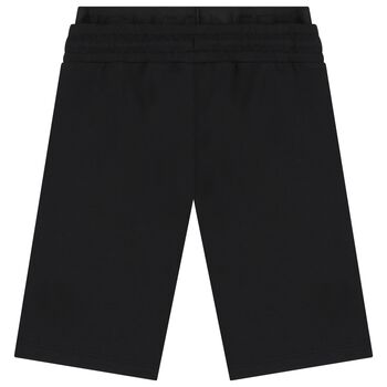Boys Black Logo Shorts