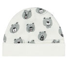 طقم هدية أفرول أولاد بطبعة الدب باللون العاجى, 1, hi-res