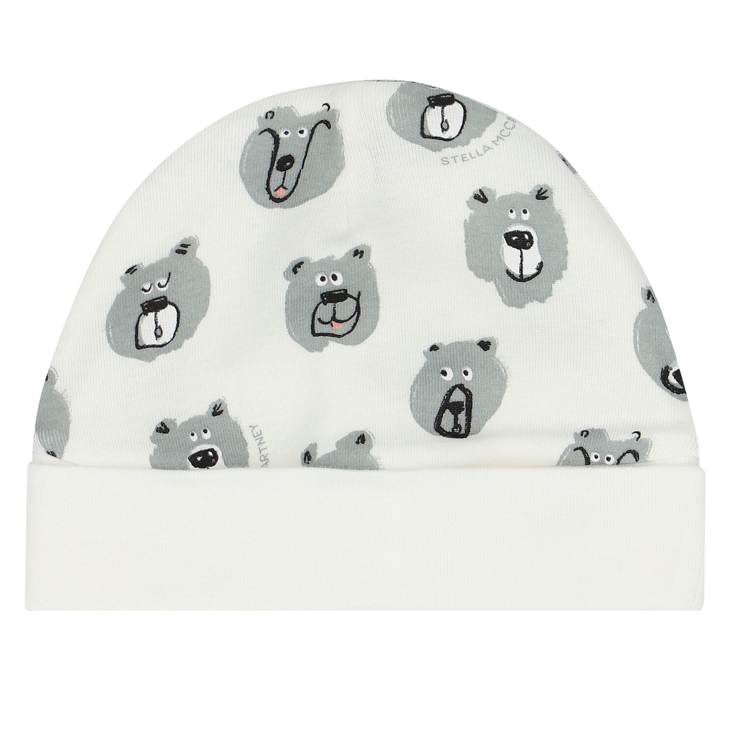 طقم هدية أفرول أولاد بطبعة الدب باللون العاجى, 1, hi-res