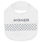 Baby Boys White & Navy Blue Logo Babygrow Gift Set, 1, hi-res