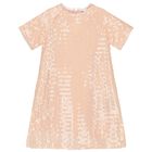 Girls Pink Sequin Dress, 1, hi-res