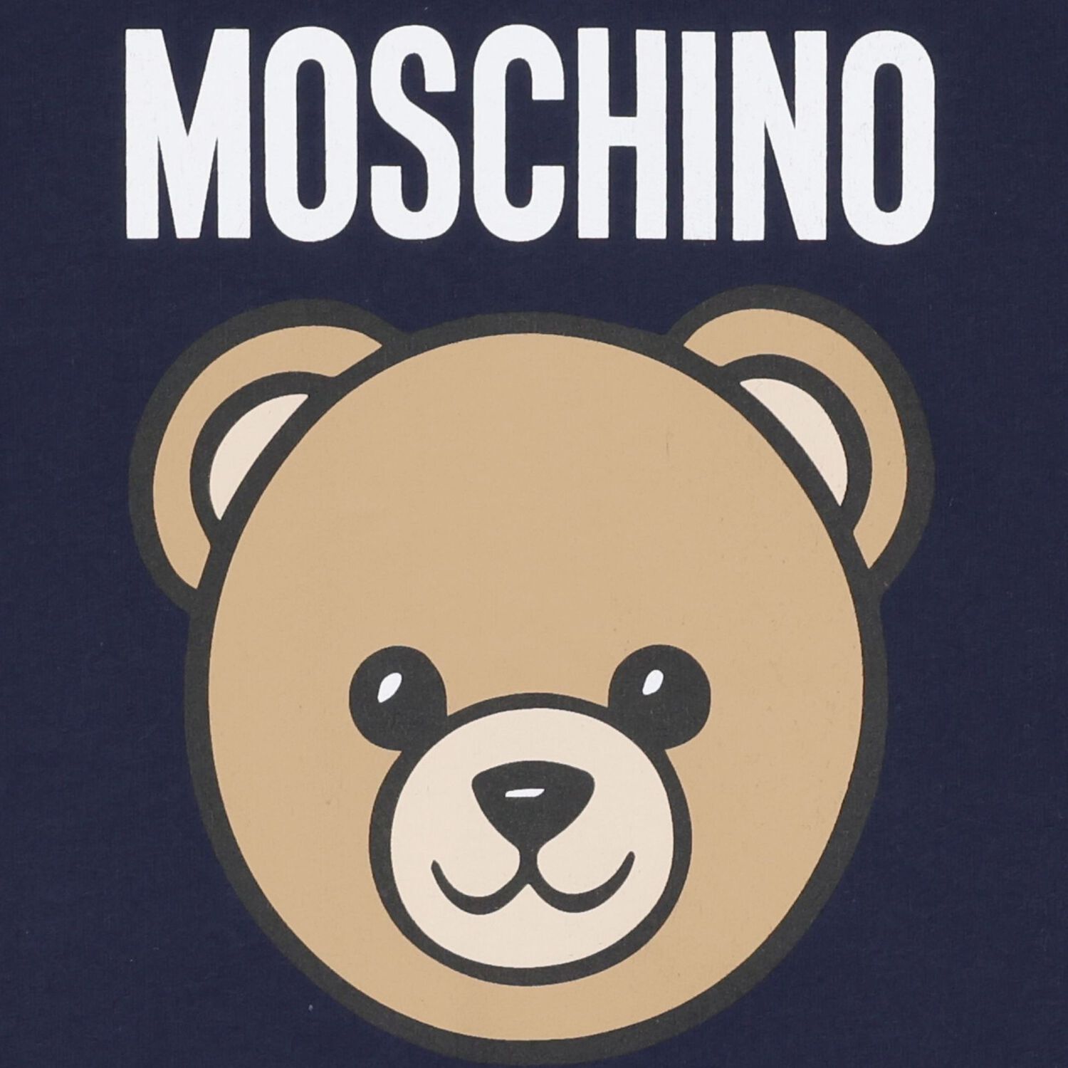 Navy Blue Teddy Bear Logo Baby Blanket, 3, hi-res