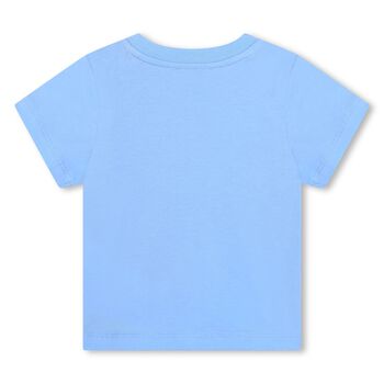 Younger Boys Blue Logo T-Shirt