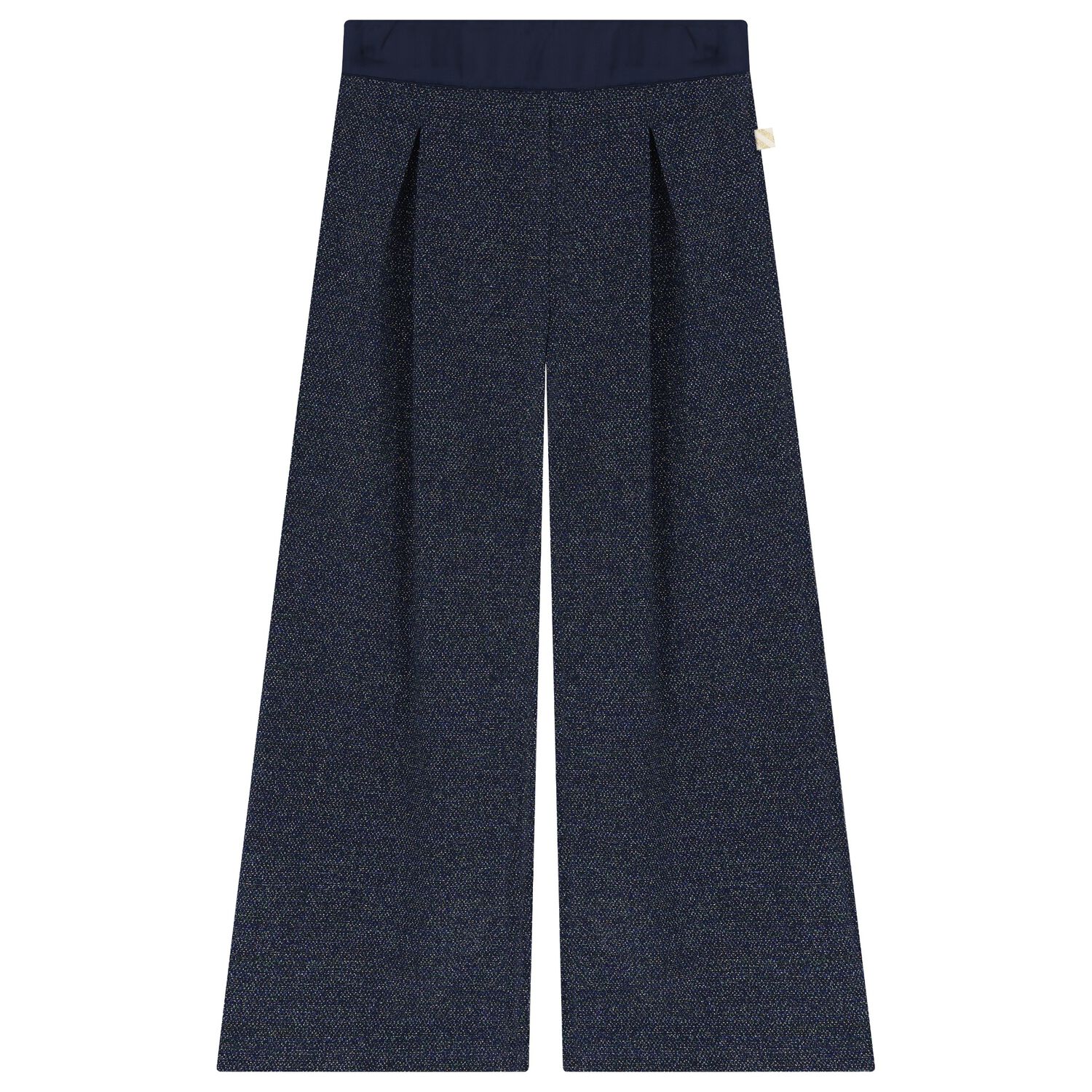 Girls Navy Blue Trousers, 1, hi-res