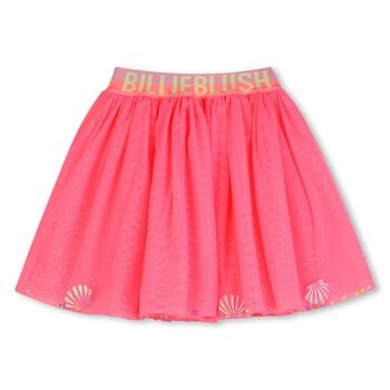 Girls Pink Seashells Tulle Skirt