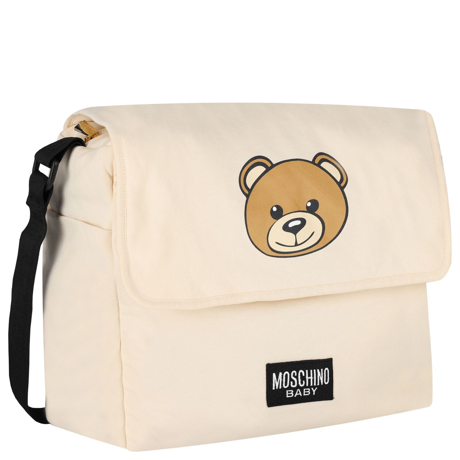 Beige Teddy Bear Baby Changing Bag, 2, hi-res