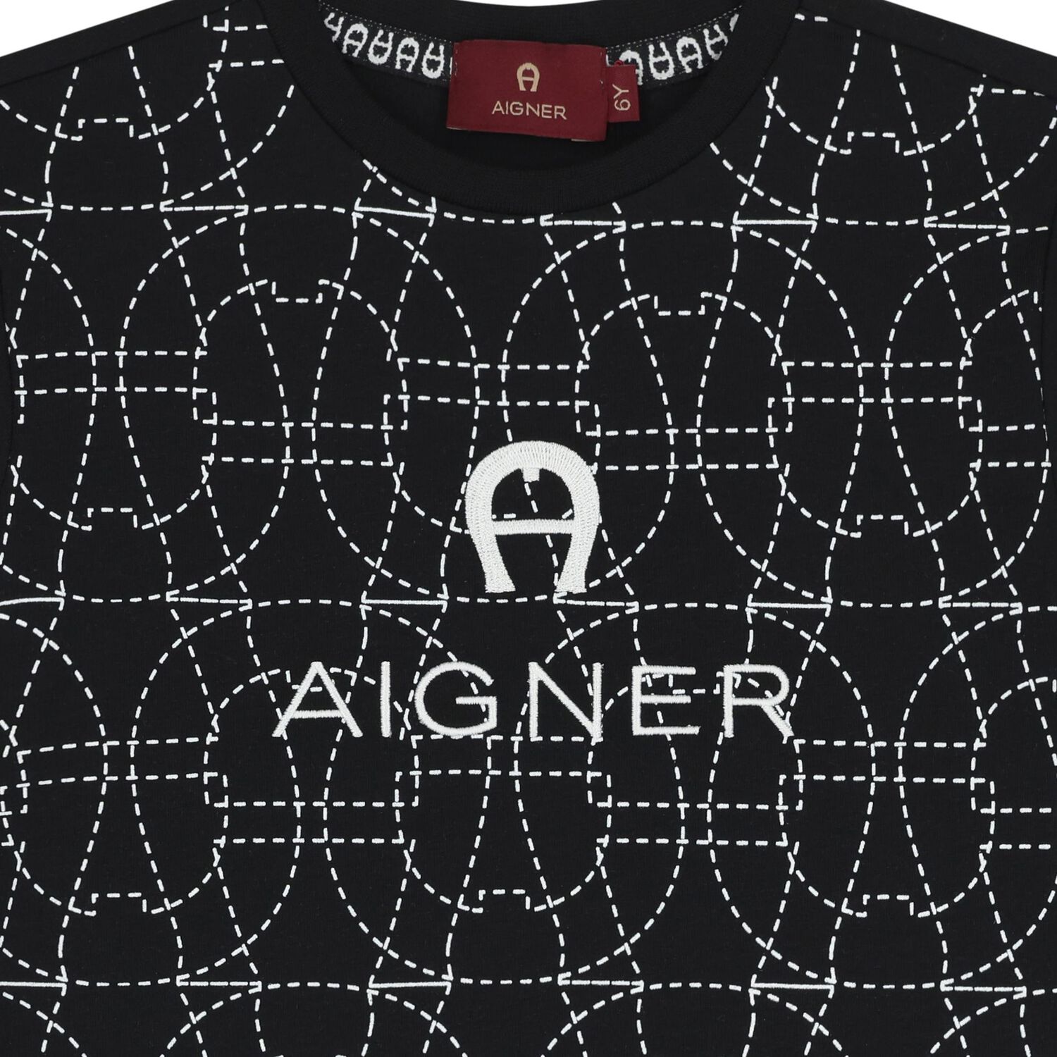 Boys Black Logo T-Shirt, 2, hi-res