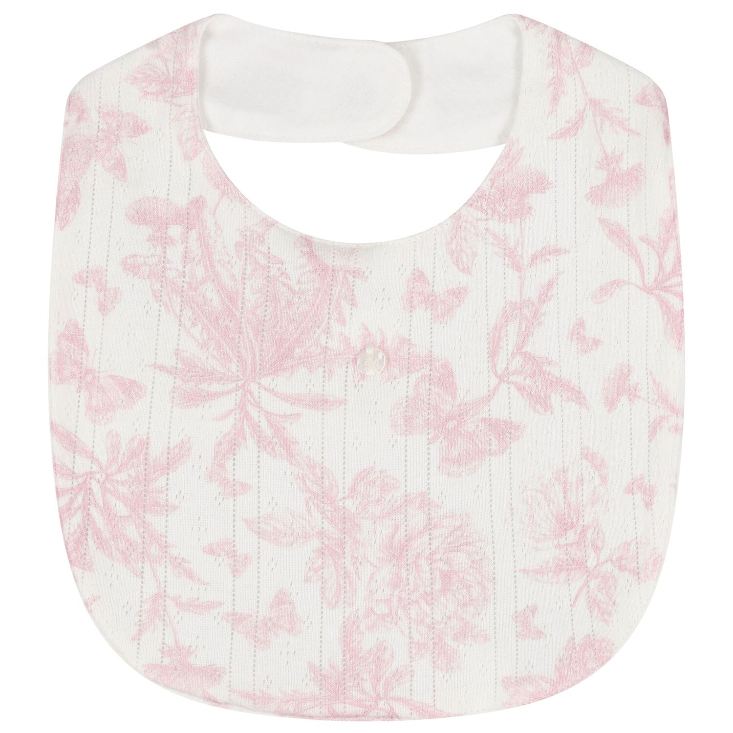 Baby Girls Pink & Ivory Toile De Jouy Babygrow Gift Set, 2, hi-res