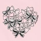 فستان بنات بالشعار بفيونكه باللون الوردى , 1, hi-res