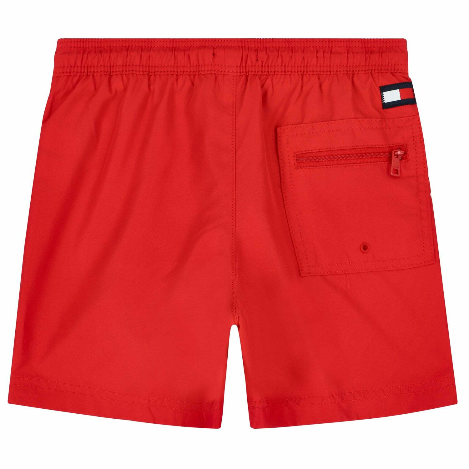 Boys Red Logo Swim Shorts, 1, hi-res image number null