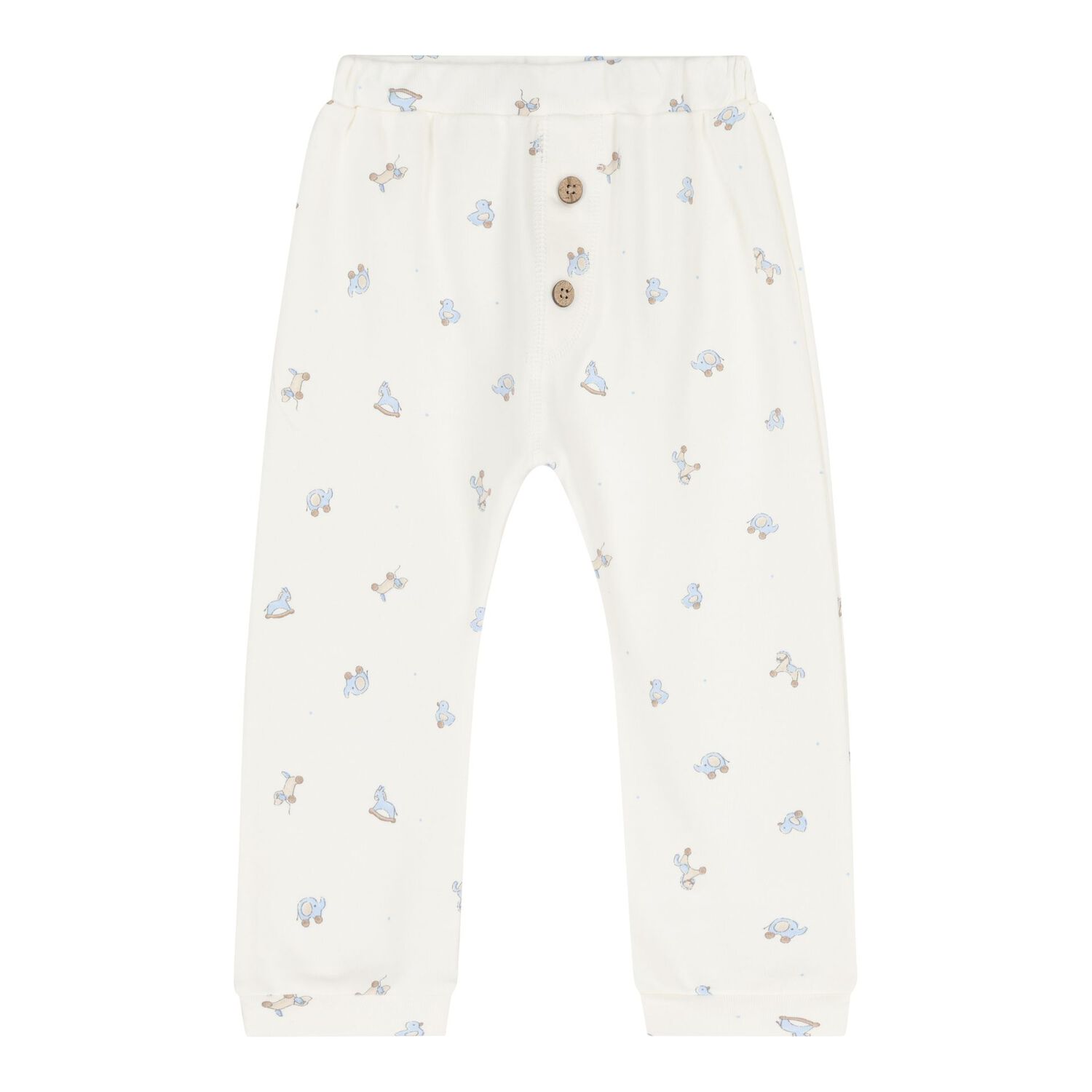 Baby Boys Ivory & Blue Toy Tracksuits ( 2-Pack ), 2, hi-res
