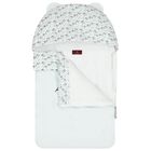 Baby Boys Blue & White Teddy Bear Logo Nest, 1, hi-res