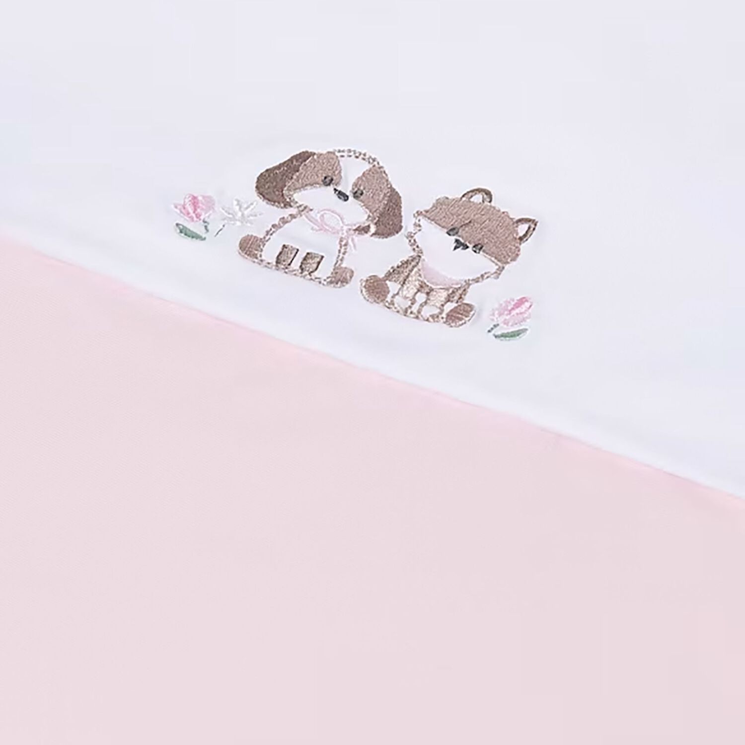 بطانية الابيض و الوردي للبنات , 1, hi-res