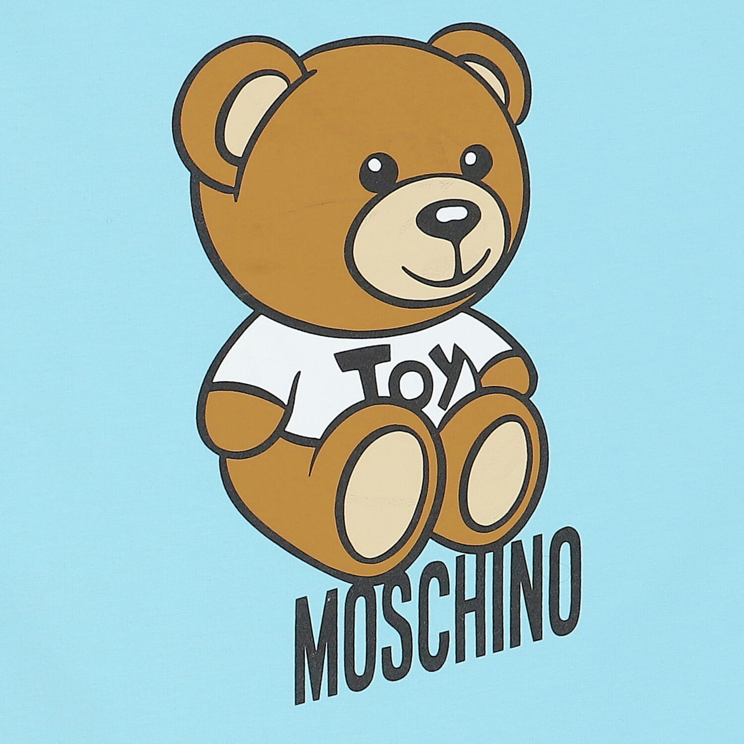 Blue Teddy Bear Logo Baby Blanket, 1, hi-res