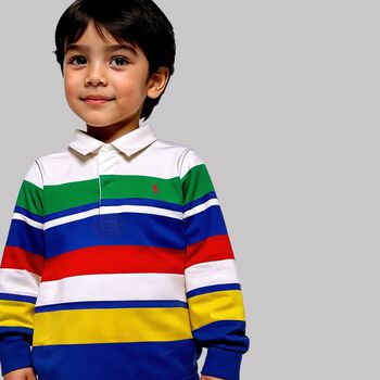 Boys Multi-Coloured Logo Polo Shirt