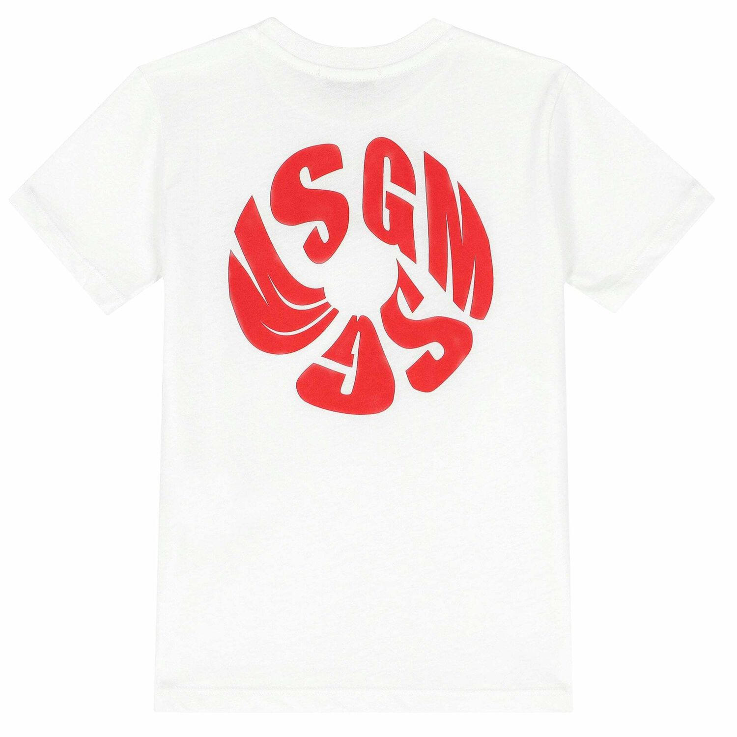 Boys White Logo T-Shirt, 1, hi-res