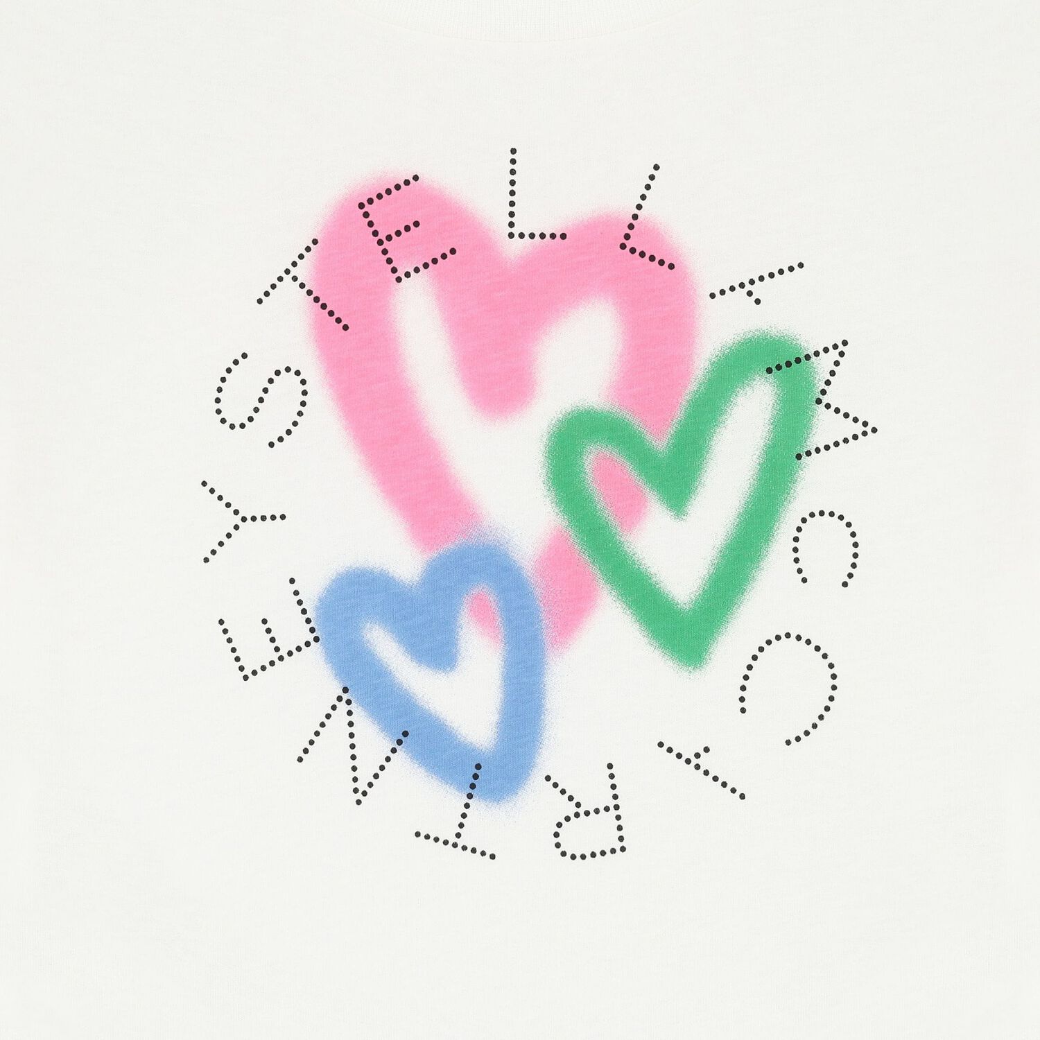 Girls Ivory Logo T-Shirt, 1, hi-res