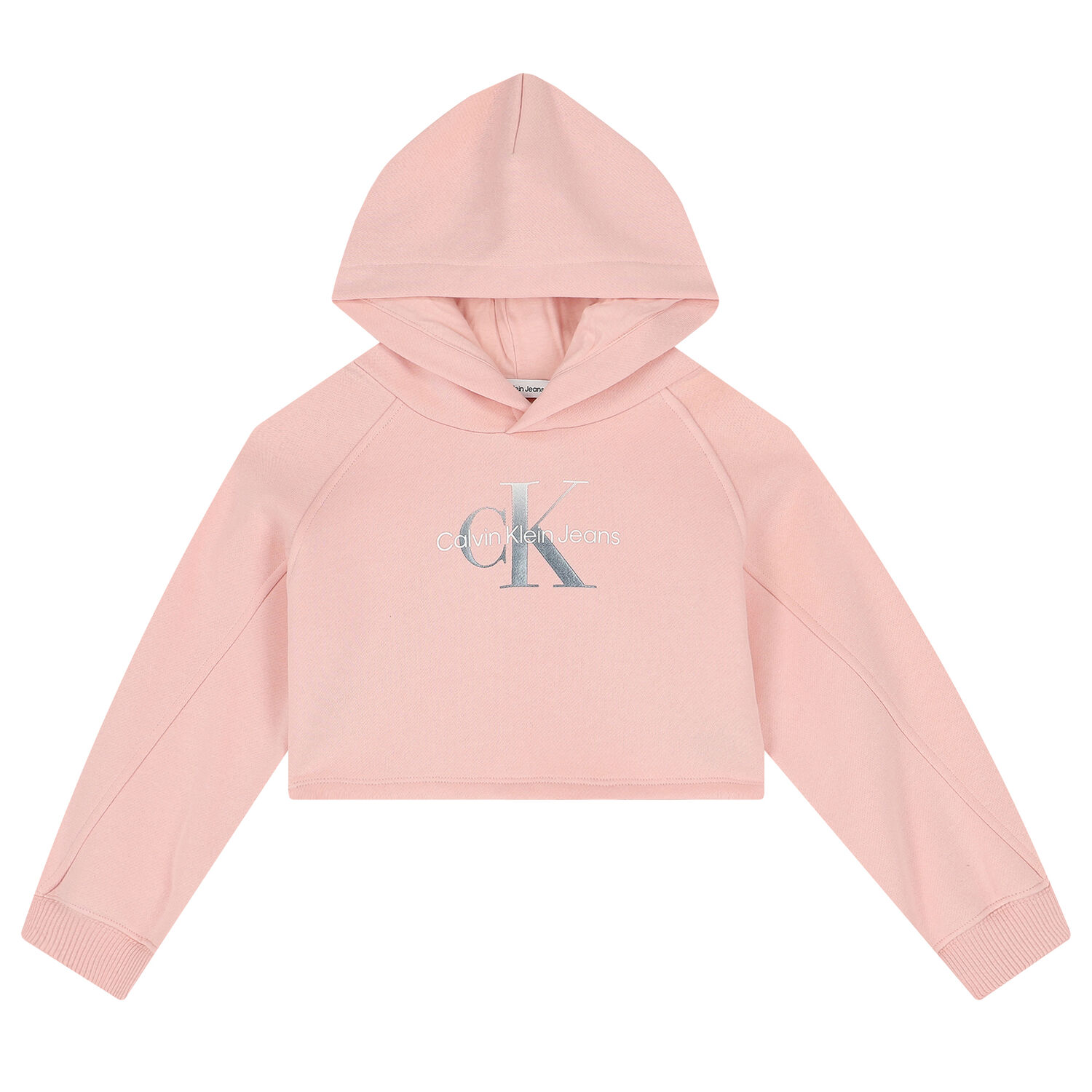 Girls Pink Logo Hooded Top, 1, hi-res image number null