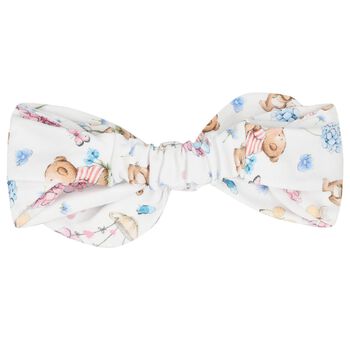 Baby Girls White Azalia Headband