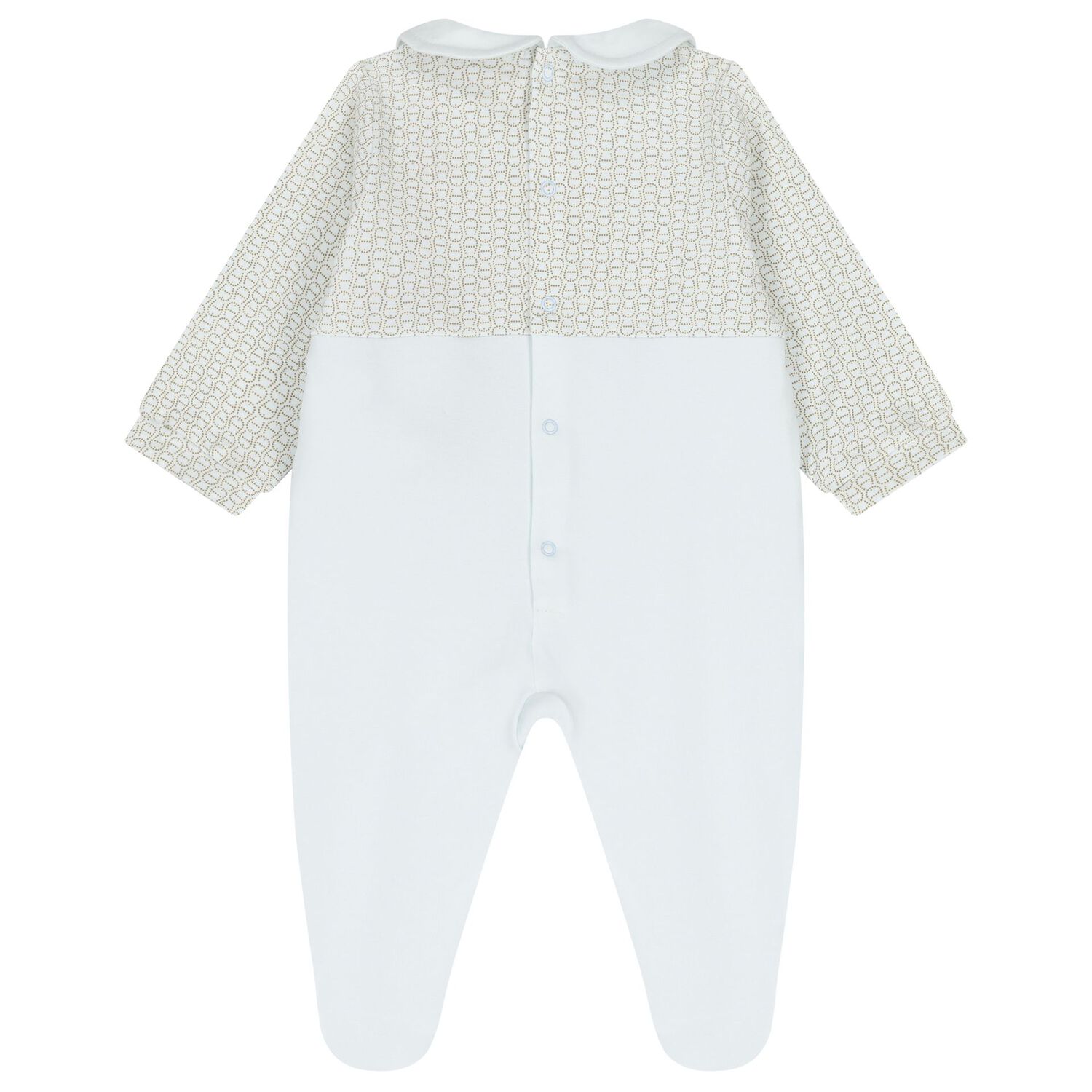 Baby Boys Blue Logo Babygrow & Hat Gift Set, 1, hi-res