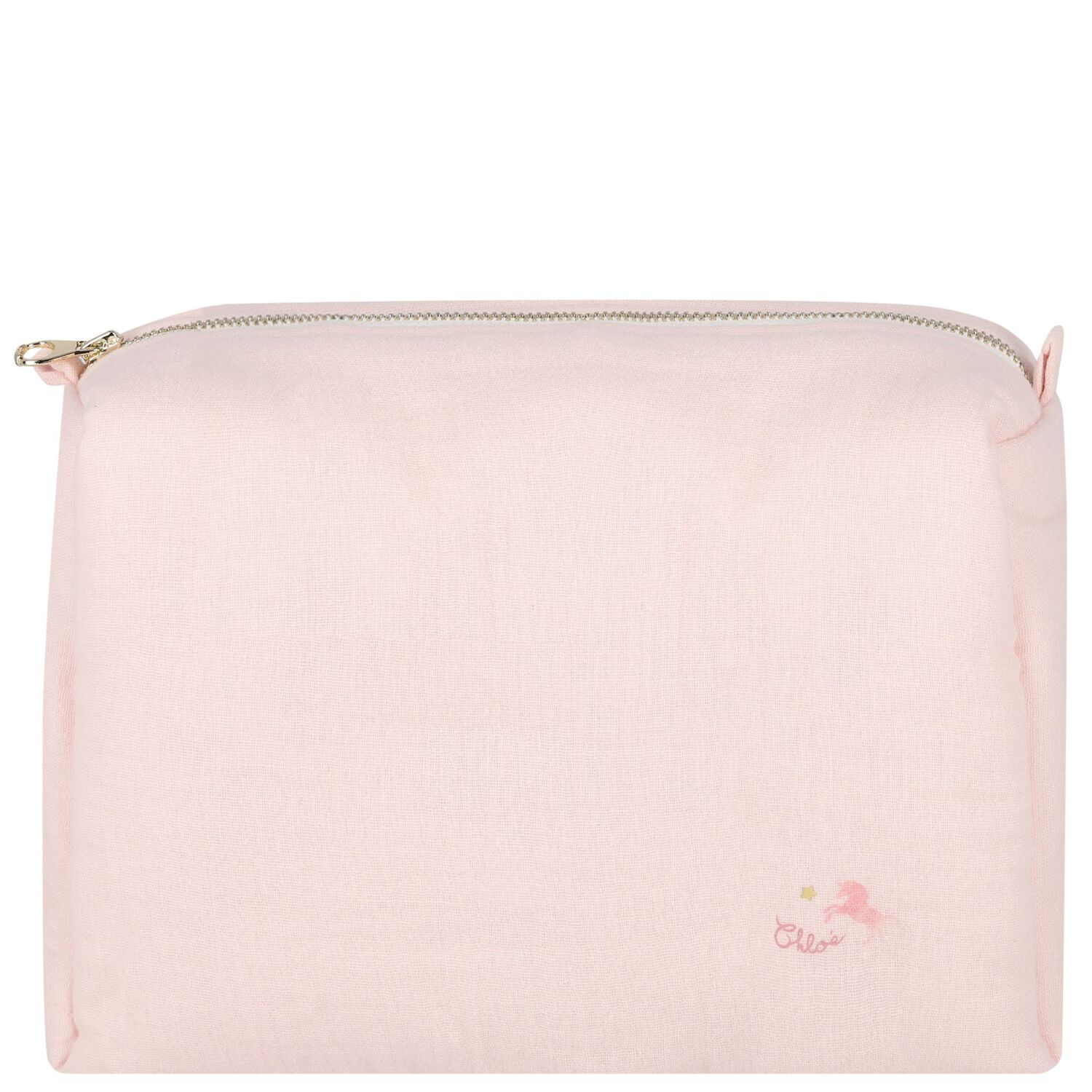 Baby Girls Ivory & Pink Logo Muslin Gift Set, 1, hi-res