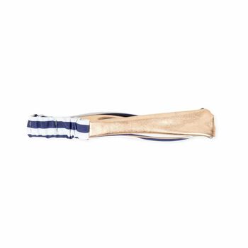 Girls Metallic & Stripe Headband