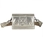 حقيبة يد بنات بشعار الشوبيت باللون الذهبى, 1, hi-res