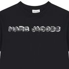 Boys Black Logo T-Shirt, 1, hi-res