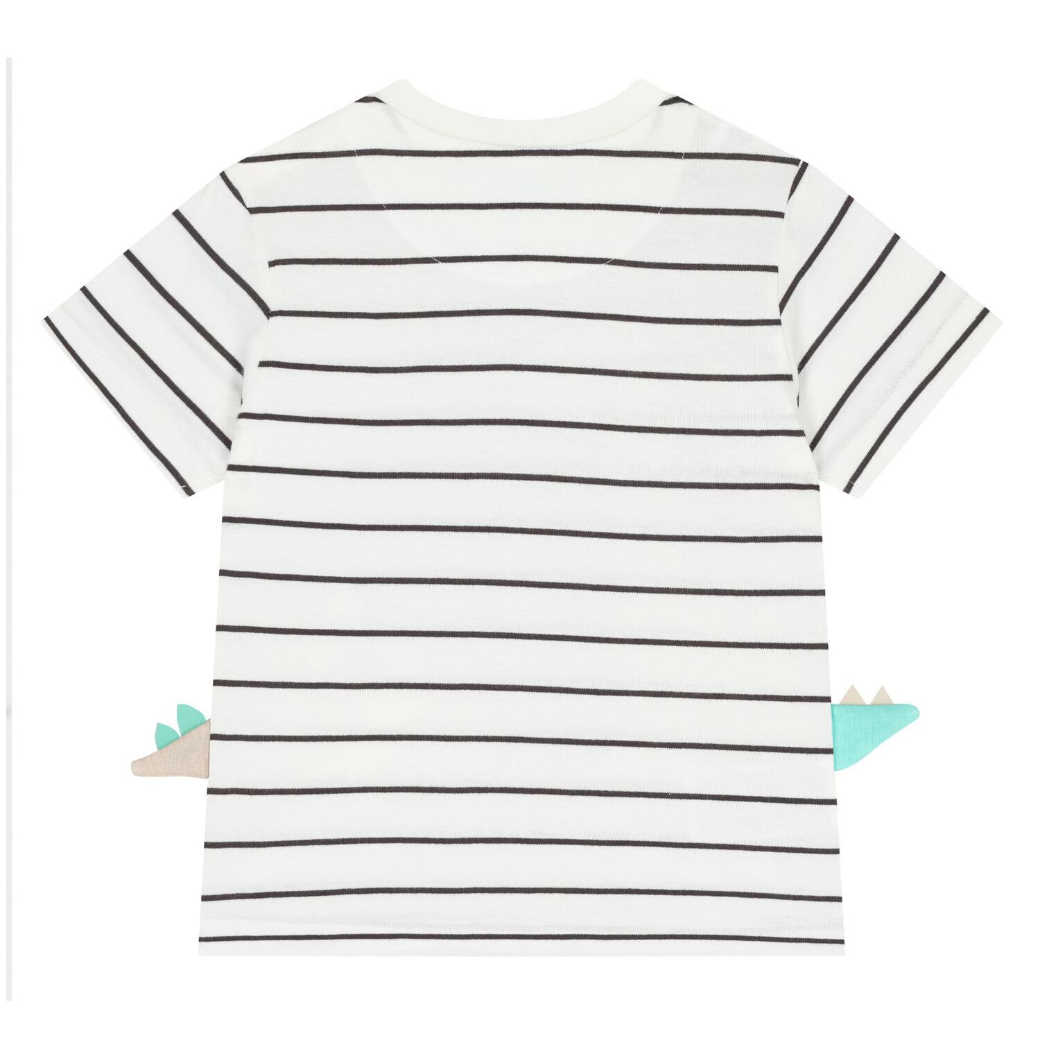 تيشيرت أولاد بطبعة ديناضور باللون العاجي , 3, hi-res