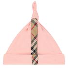 Baby Girls Pink & Beige Romper Gift Set, 3, hi-res