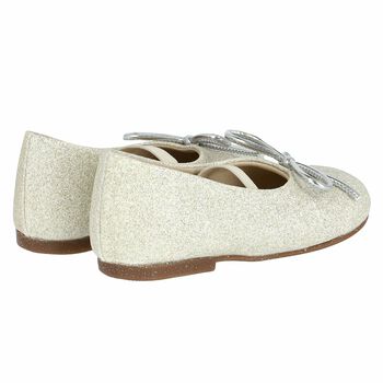 Girls Metallic Ballerina Shoes