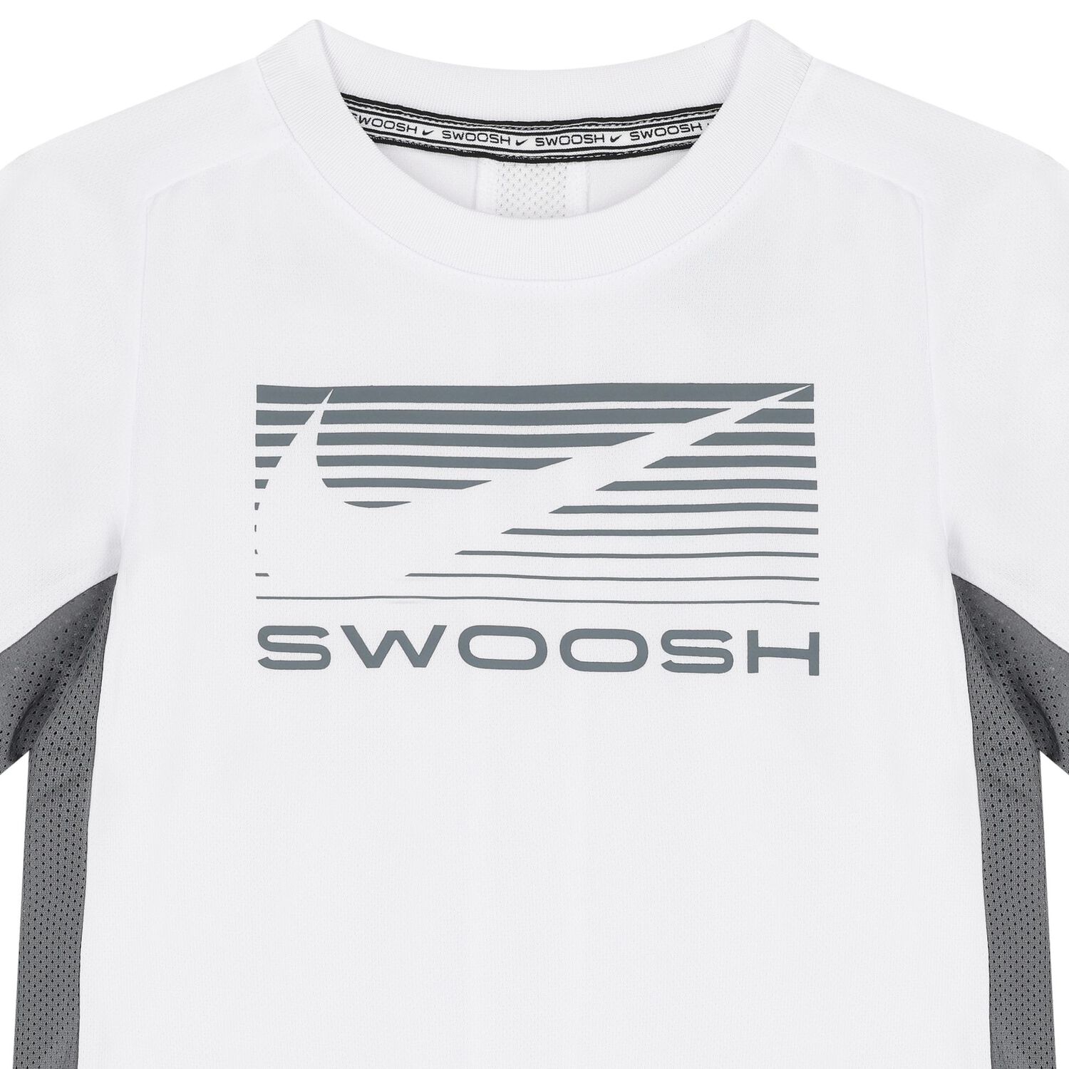 طقم شورت أبيض ورمادي للأولاد, 1, hi-res