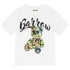 Boys White Teddy Bear Logo T-Shirt, 1, hi-res