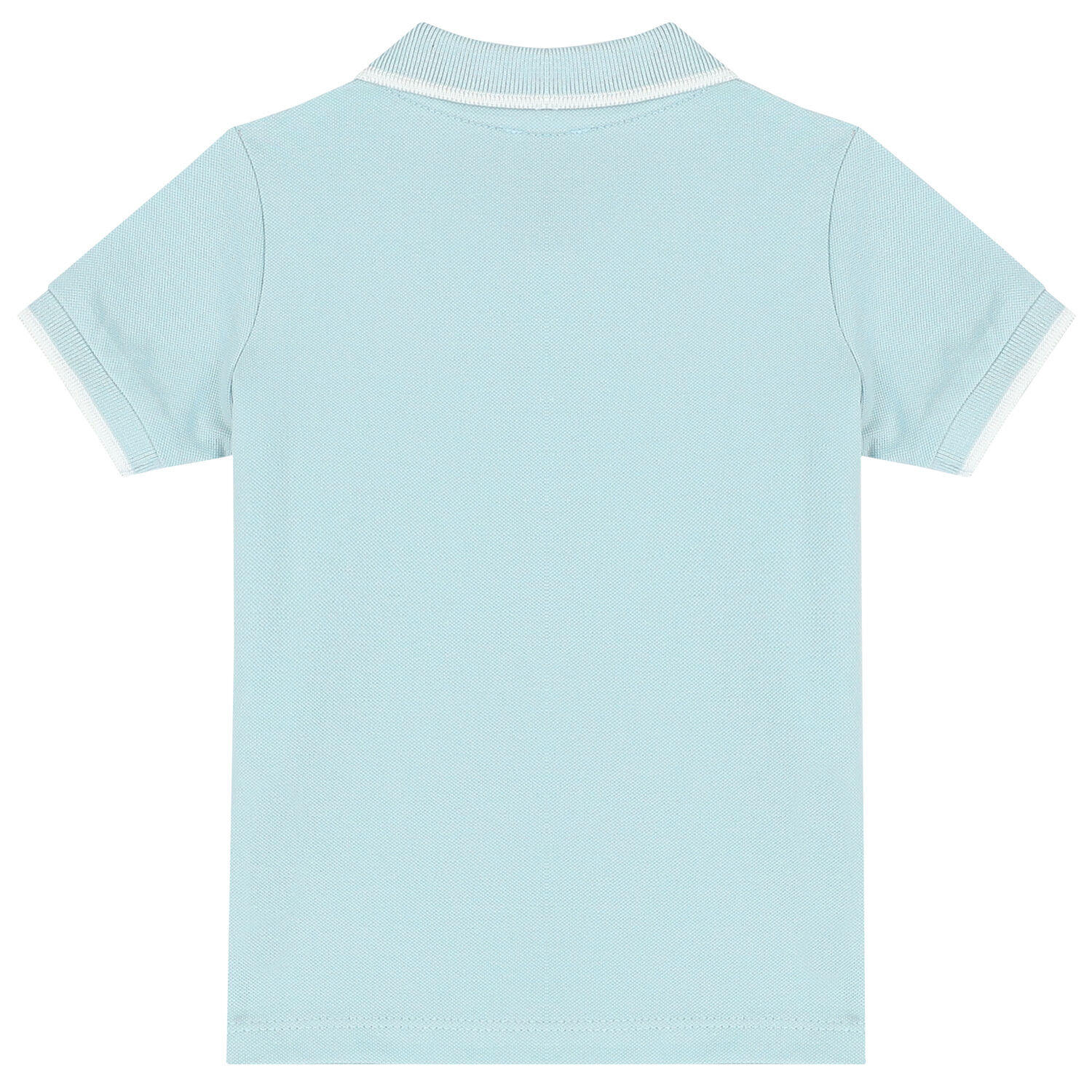 تيشيرت بولو بالشعار باللون الازرق للأولاد, 1, hi-res