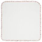 Baby Girls White & Pink Africa Blanket, 1, hi-res