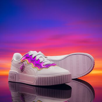 Girls White & Pink Trolls Carina 2.0 Trainers
